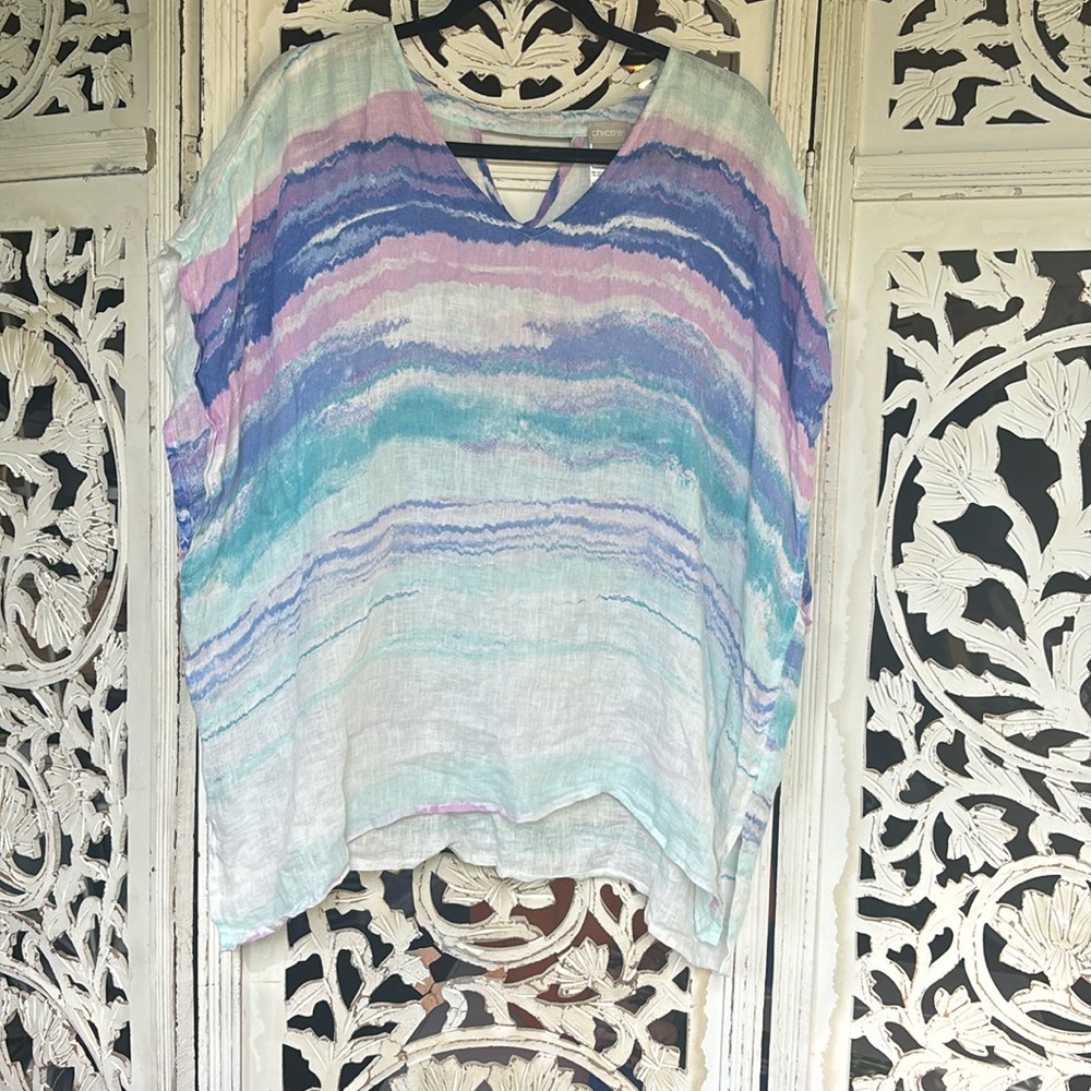 Chico’s size s/m pastel top
